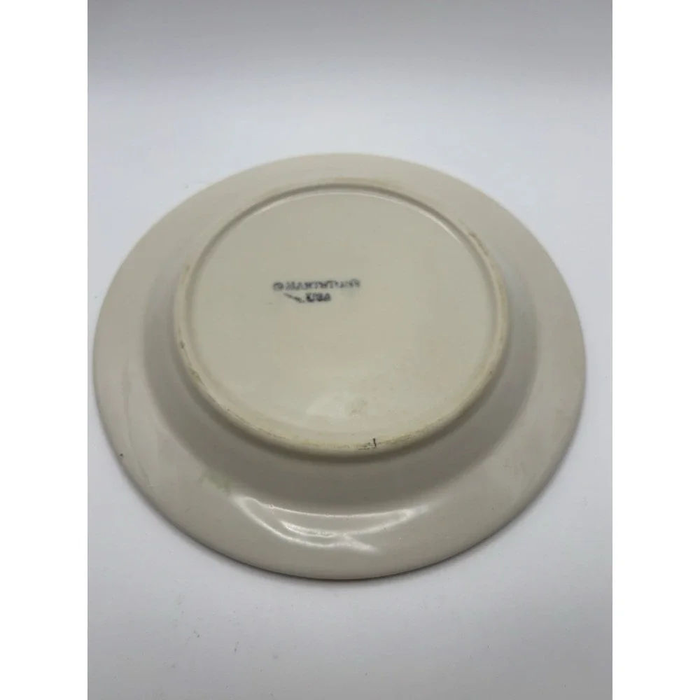 RARE Hartstone Coral Reef Salad Plate‎ Pottery Stoneware USA Crab Retired HTF